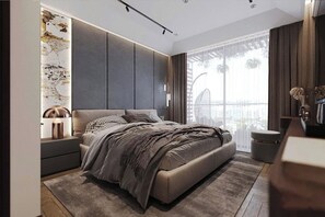 Escritorio y espacio para trabajar con laptop 