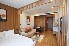 1 غرفة نوم ومكواة/لوح كي وواي فاي