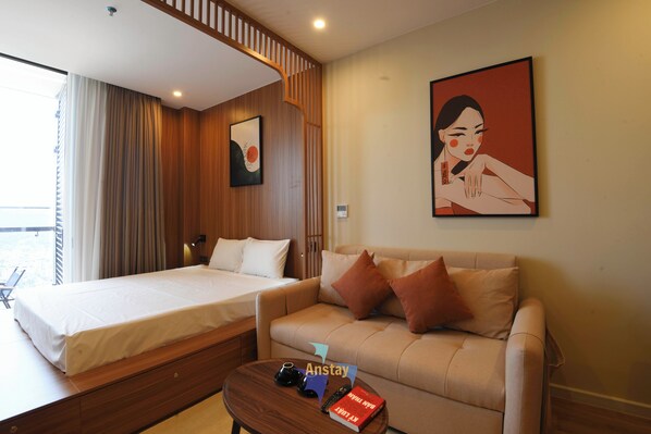 1 室のベッドルーム、アイロン / アイロン台、WiFi