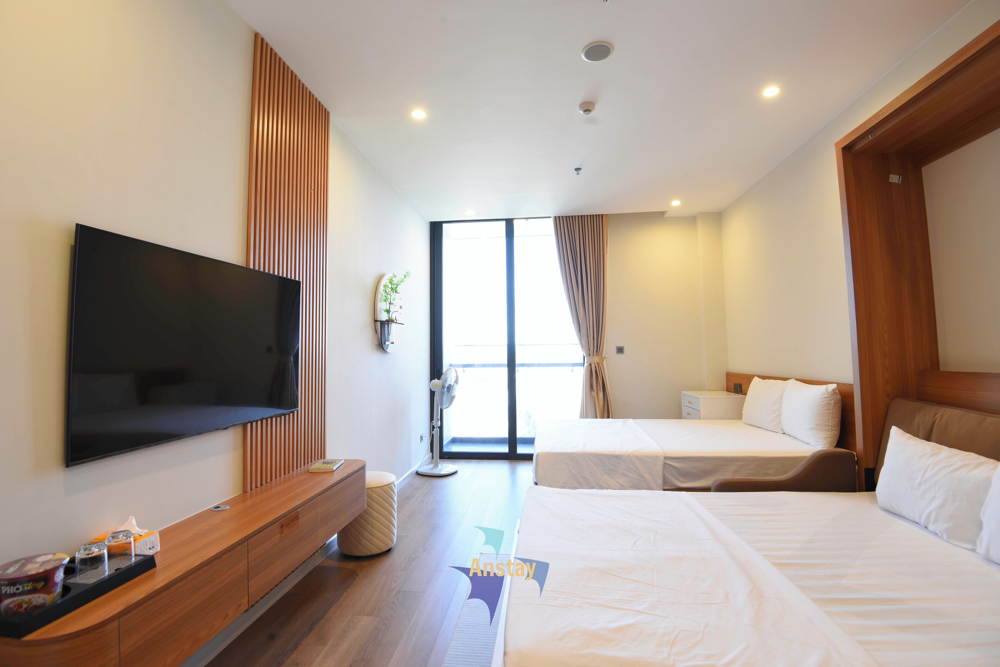 1 室のベッドルーム、アイロン / アイロン台、WiFi