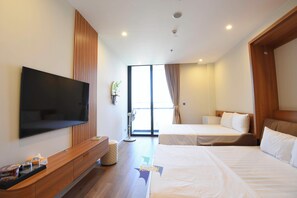 1 غرفة نوم ومكواة/لوح كي وواي فاي