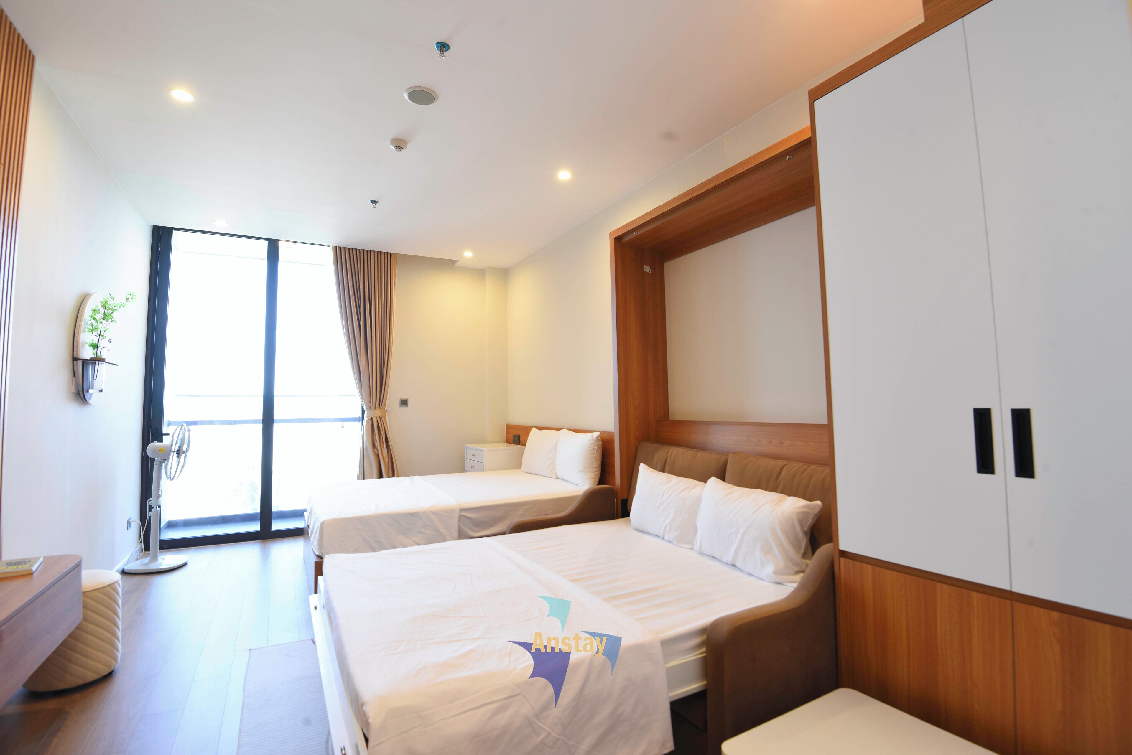 1 室のベッドルーム、アイロン / アイロン台、WiFi