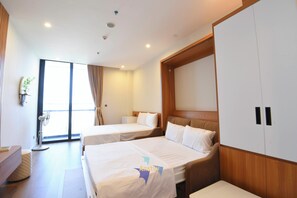 1 habitación, tabla de planchar con plancha y wifi