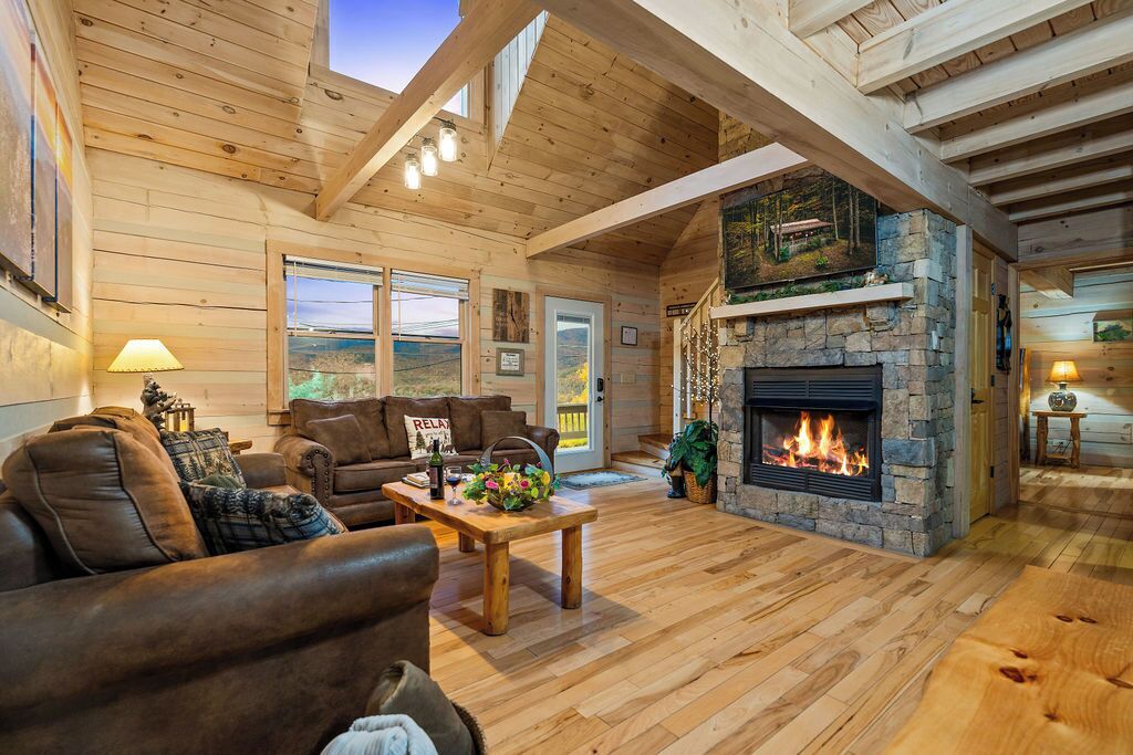 Smart TV, fireplace, video games
