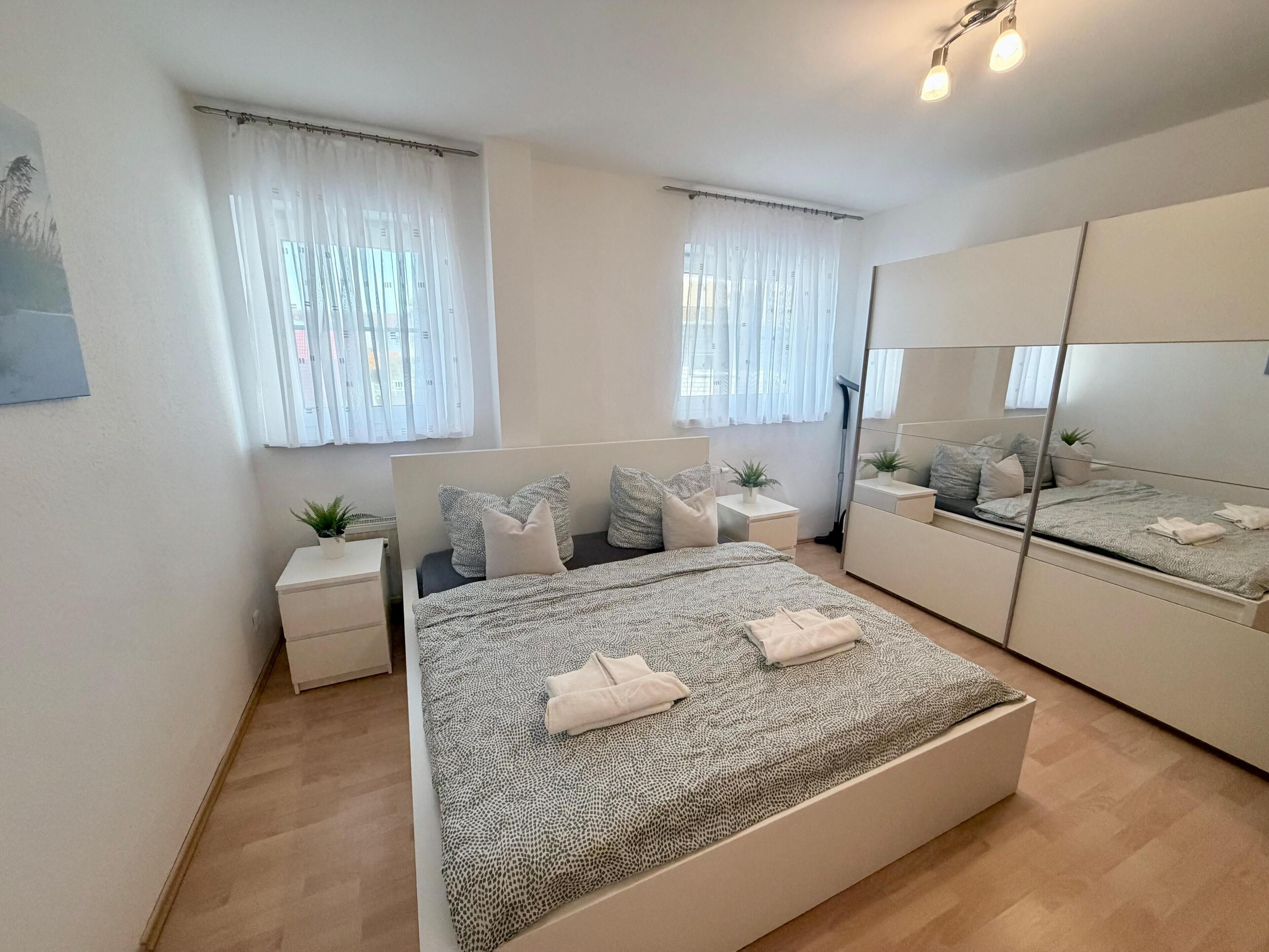 1 Schlafzimmer, Reisekinderbett, kostenloses WLAN, Bettwäsche