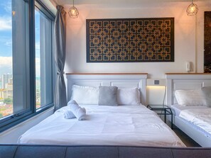 1 chambre, fer et planche à repasser, Wi-Fi, draps fournis