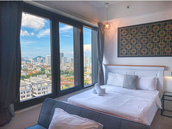 1 habitación, tabla de planchar con plancha, wifi y ropa de cama 