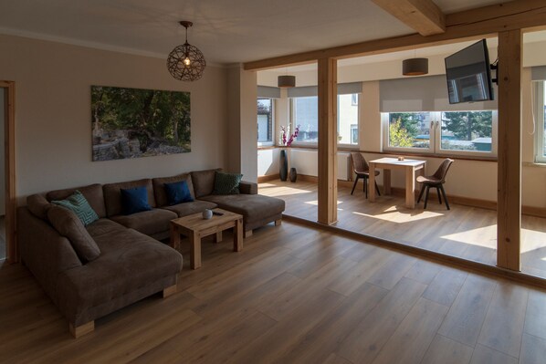 TV, table football, ping pong, books