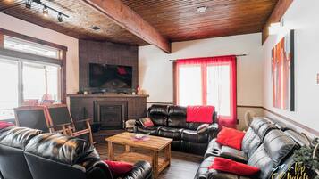 Fernseher, Kamin