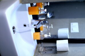 Free toiletries, soap, shampoo, toilet paper