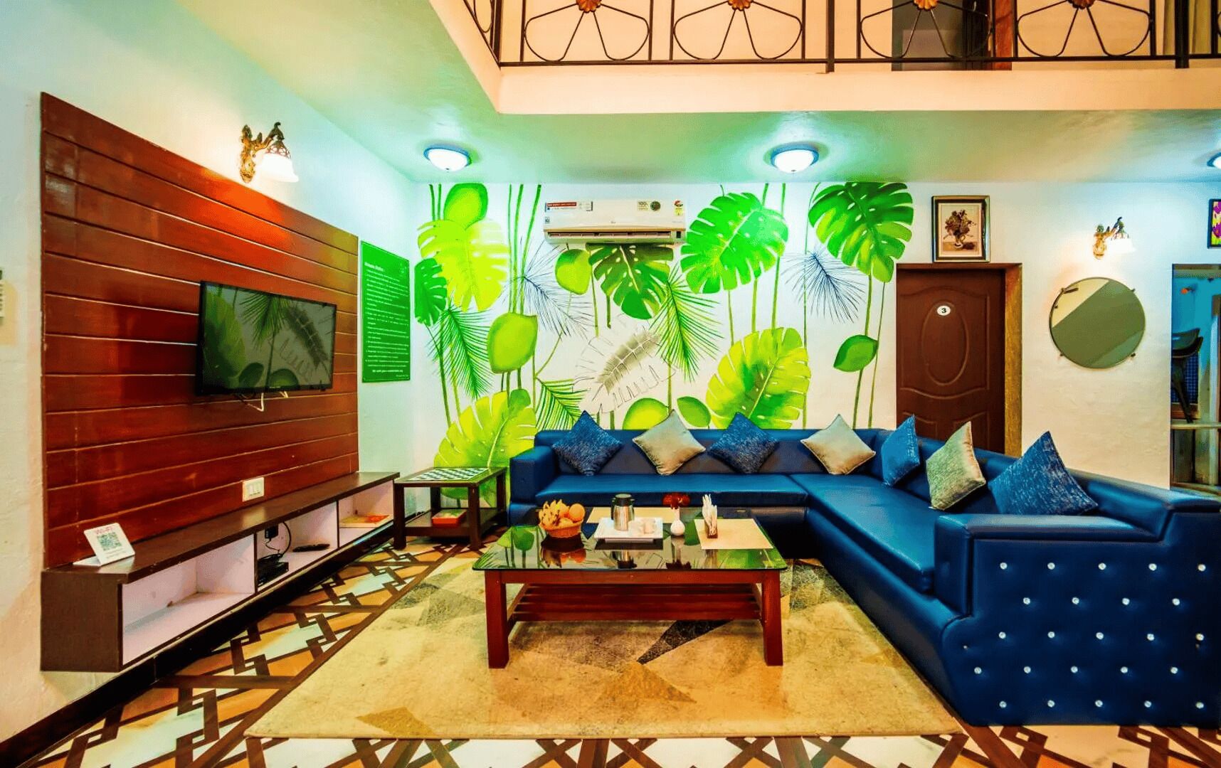 Sala de estar en el lobby