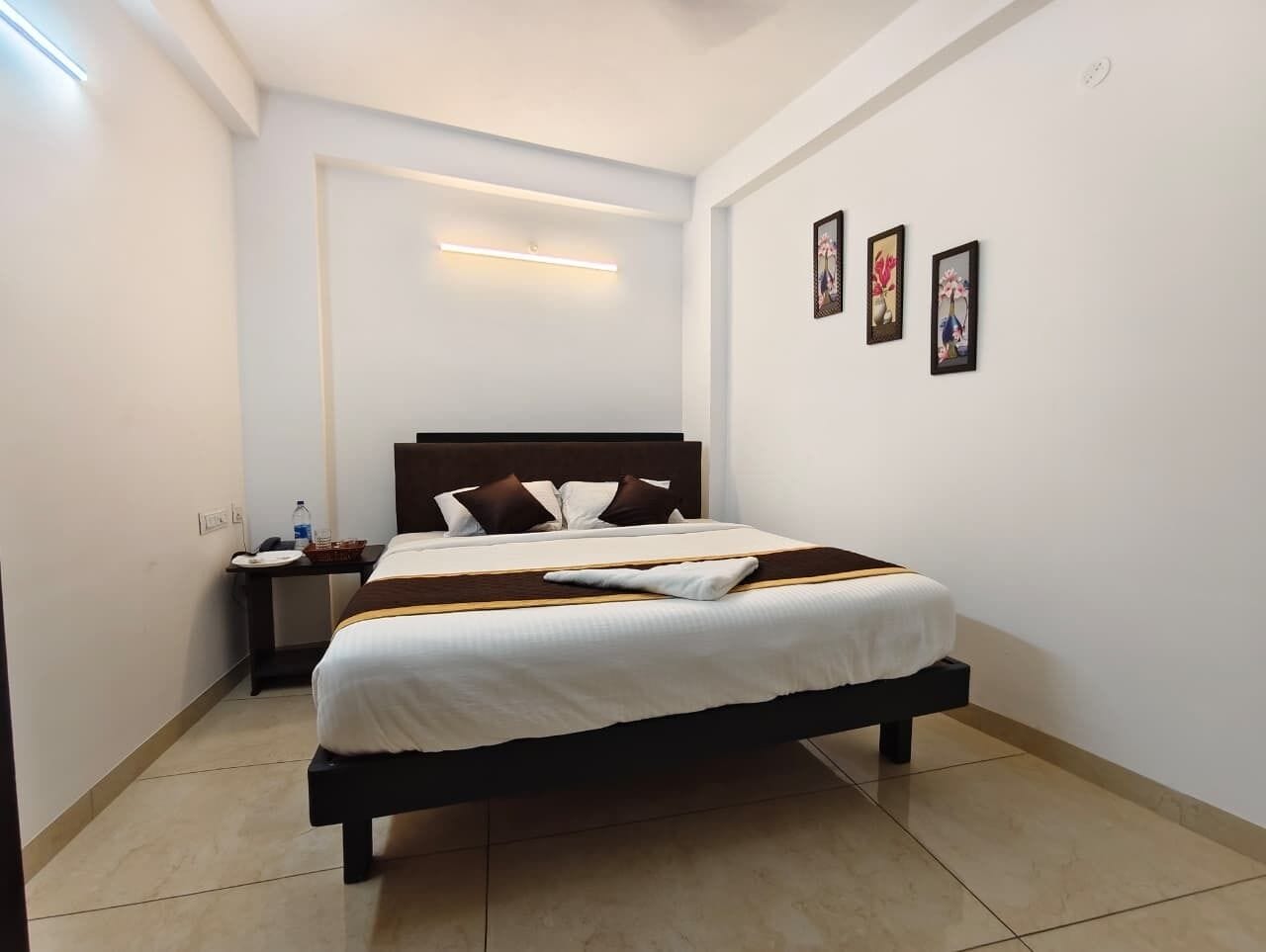 Habitación doble junior | Escritorio, espacio para trabajar con laptop y wifi gratis 