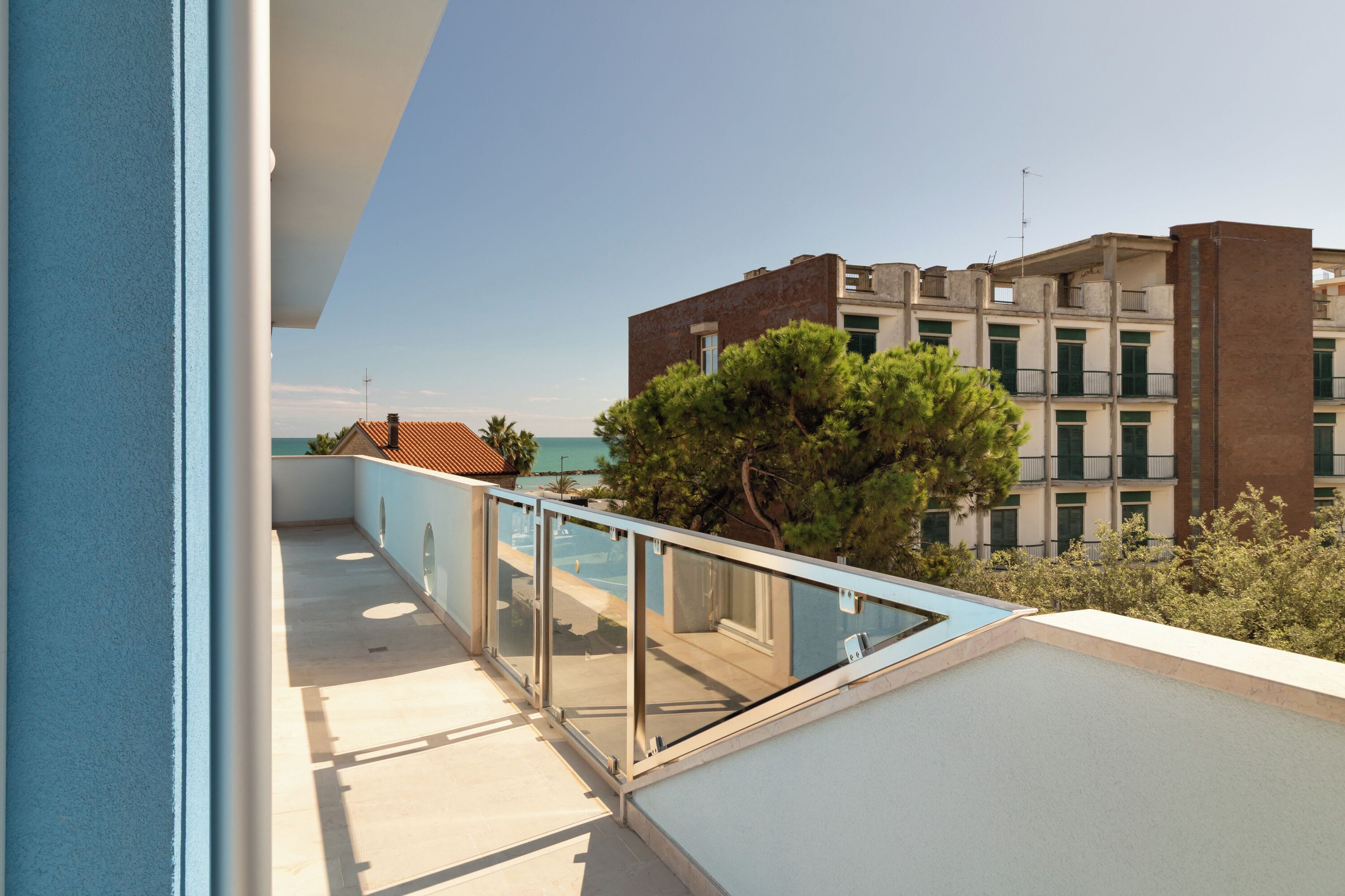 Appartamento Exclusive, 2 camere da letto, vista mare | Terrazza/patio