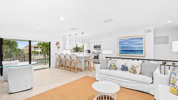 Smart TV, table tennis, books, stereo