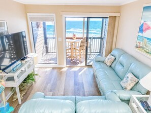 TV - Experience Tilghman Beach and Racquet Club Unit 306! Oceanfront, Pools, Tennis, Close to Main Street! (North Myrtle Beach)