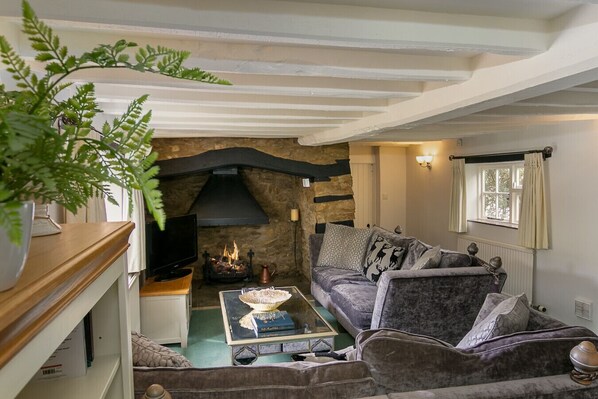 Fernseher, Kamin, Videospiele, Tischtennisplatte