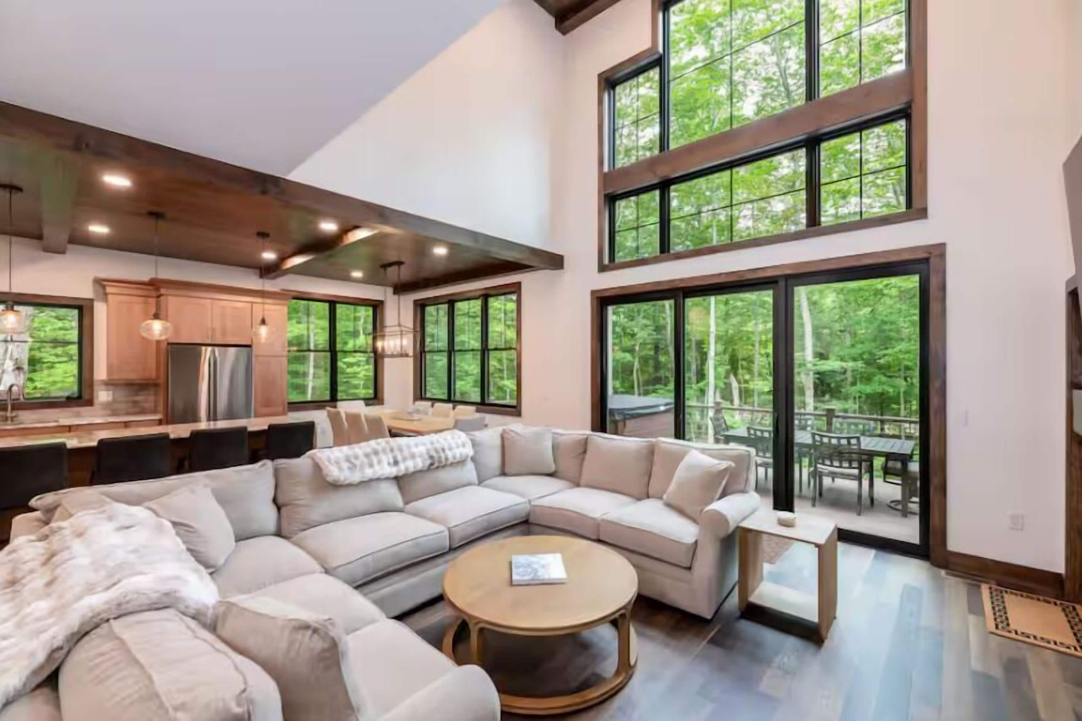 Smart TV, fireplace, video games