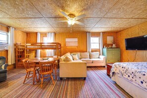 Apartment (0 Bedroom) | Interior - Hike, Ski & Golf: Water-view Lake Winola Retreat! (Lake Winola)