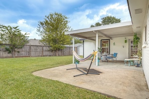 Vista frontal de la propiedad