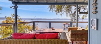 Panoramic Views! Home w/ Boat Slip on Clear Lake