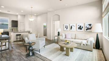 Apartment (2 Bedrooms) | Living area | 50-inch TV with digital channels