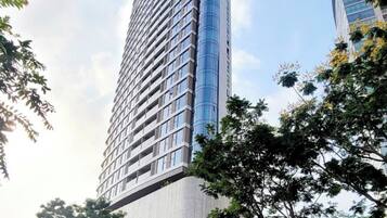 Voorkant van accommodatie