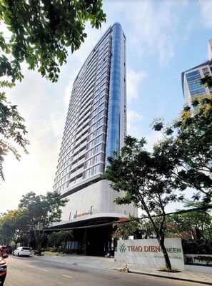 Fassade der Unterkunft