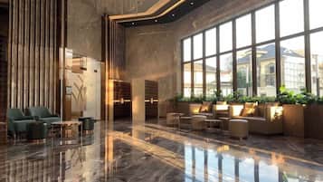 Suite Majestueuse, 1 chambre, accès au salon club, vue fleuve