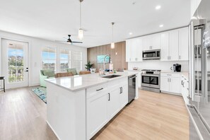 Fridge, microwave, oven, stovetop - The Grove Holly 136 - 1 Bedroom- Lazy River - Seascape Resort (Miramar Beach)