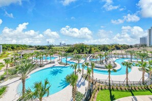 View from Balcony - The Grove Holly 143 - 1 Bedroom - Lazy River - Seascape Resort (Miramar Beach)