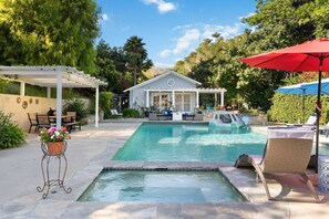 House | 2 bedrooms, Internet - Luxury LA Garden Estate Private Pool Hottub Tennis (La Habra)