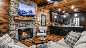 Cabin, 3 Bedrooms | Ruang tamu