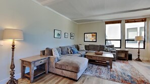Condo, 2 Bedrooms | Living area - Slopeside Condo with Tree View (Mammoth Lakes)