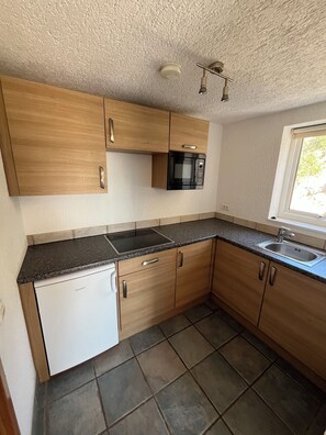 Microwave, stovetop - "Athina" - Apartment with sea view and 2 balconies, pet friendly (Schisma Elountas)