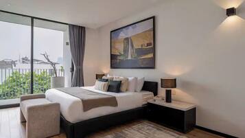 Villa Majestueuse, 5 chambres, accès au salon club, vue jardin | Draps en coton égyptien, literie de qualité supérieure
