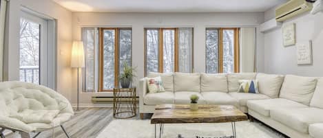 Télévision, cheminée