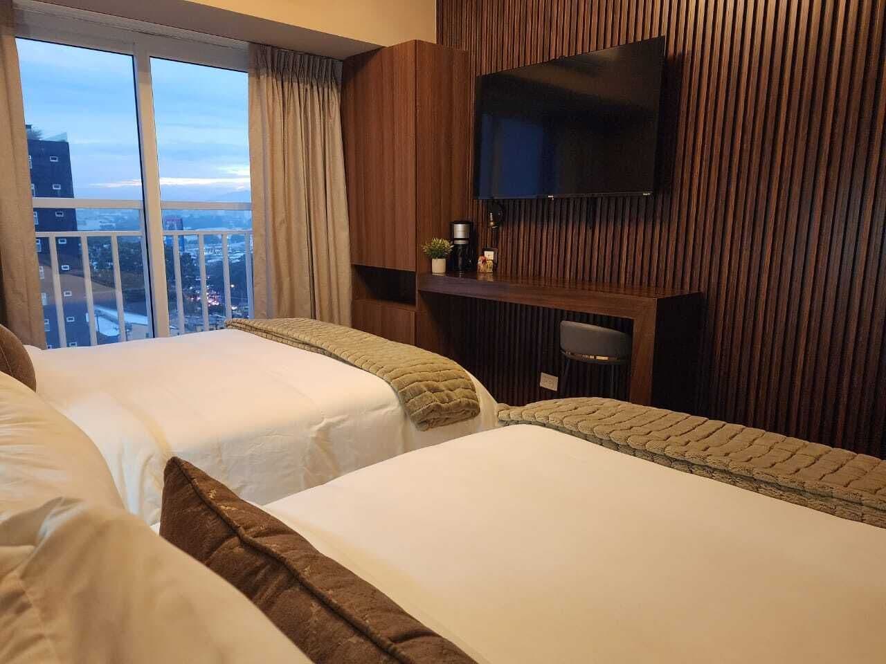 Uitzicht vanuit de kamer