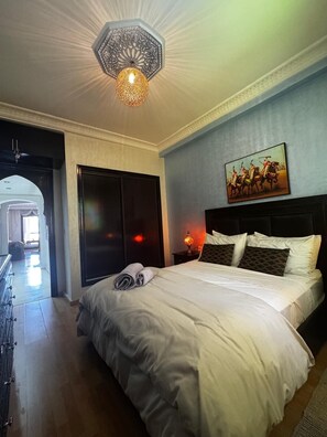 1 bedroom, iron/ironing board, travel cot, free WiFi - Beautiful 1-bedroom apartment, indoor pool, free parking, close to everything (Marrakech)