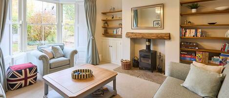 TV, fireplace, offices