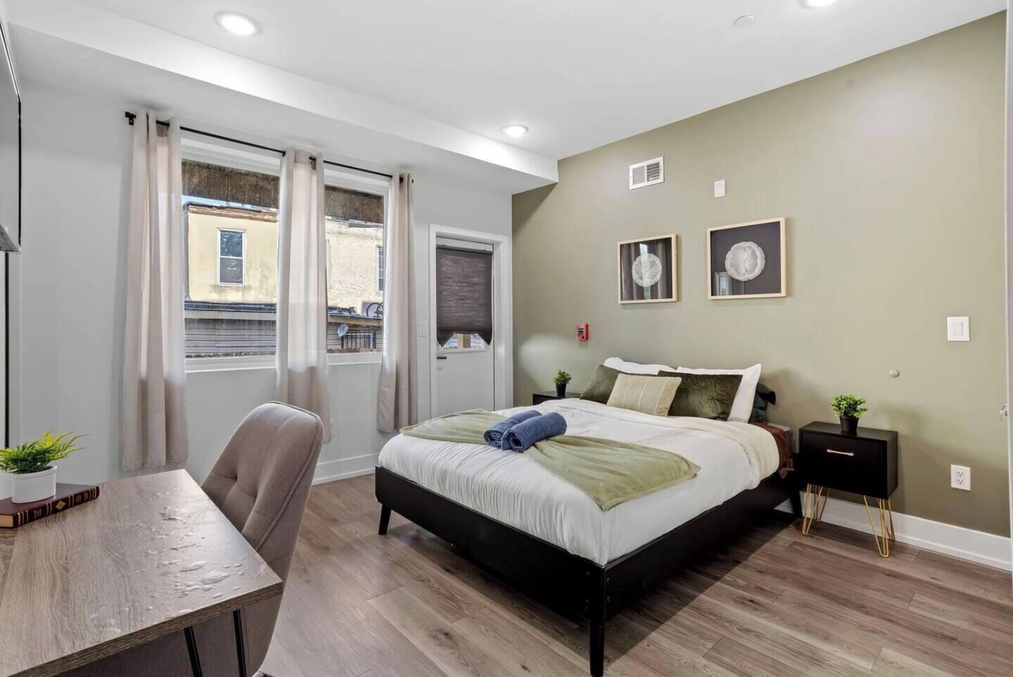 4 chambres, fer et planche à repasser, Wi-Fi gratuit, draps fournis