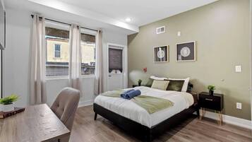 4 chambres, fer et planche à repasser, Wi-Fi gratuit, draps fournis