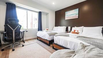 2 bedrooms, iron/ironing board, free WiFi, bed sheets