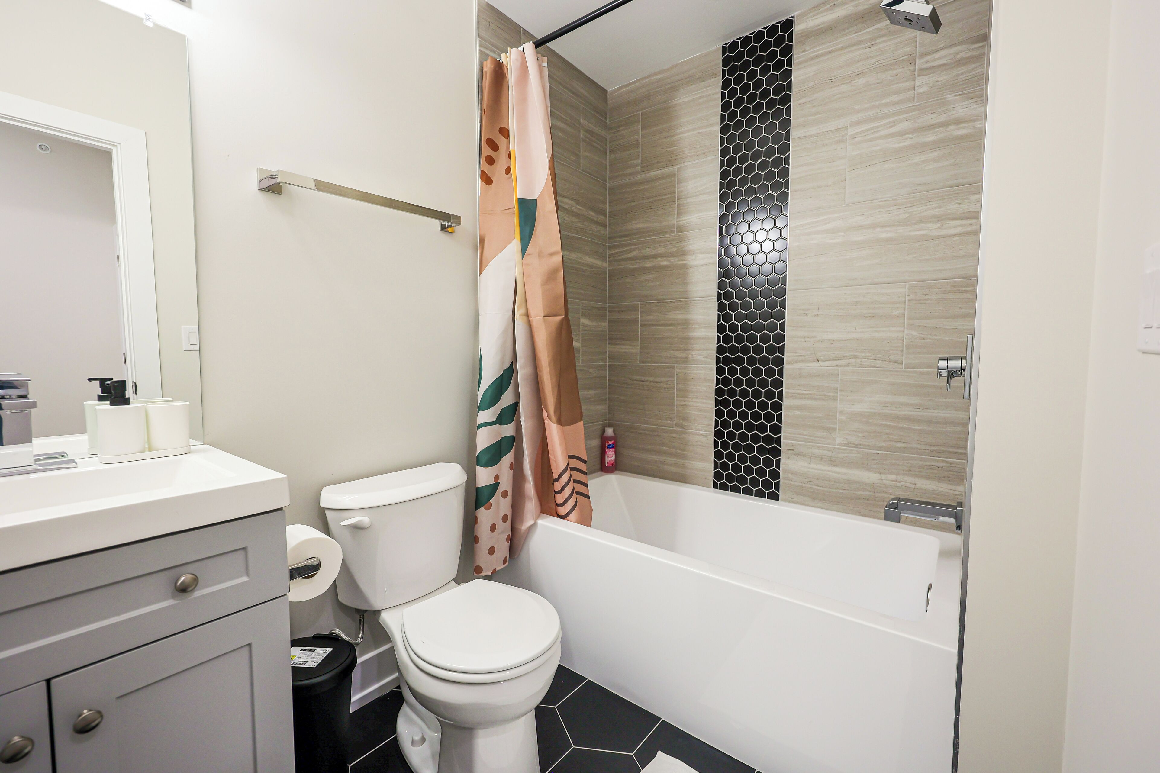 Hair dryer, towels
