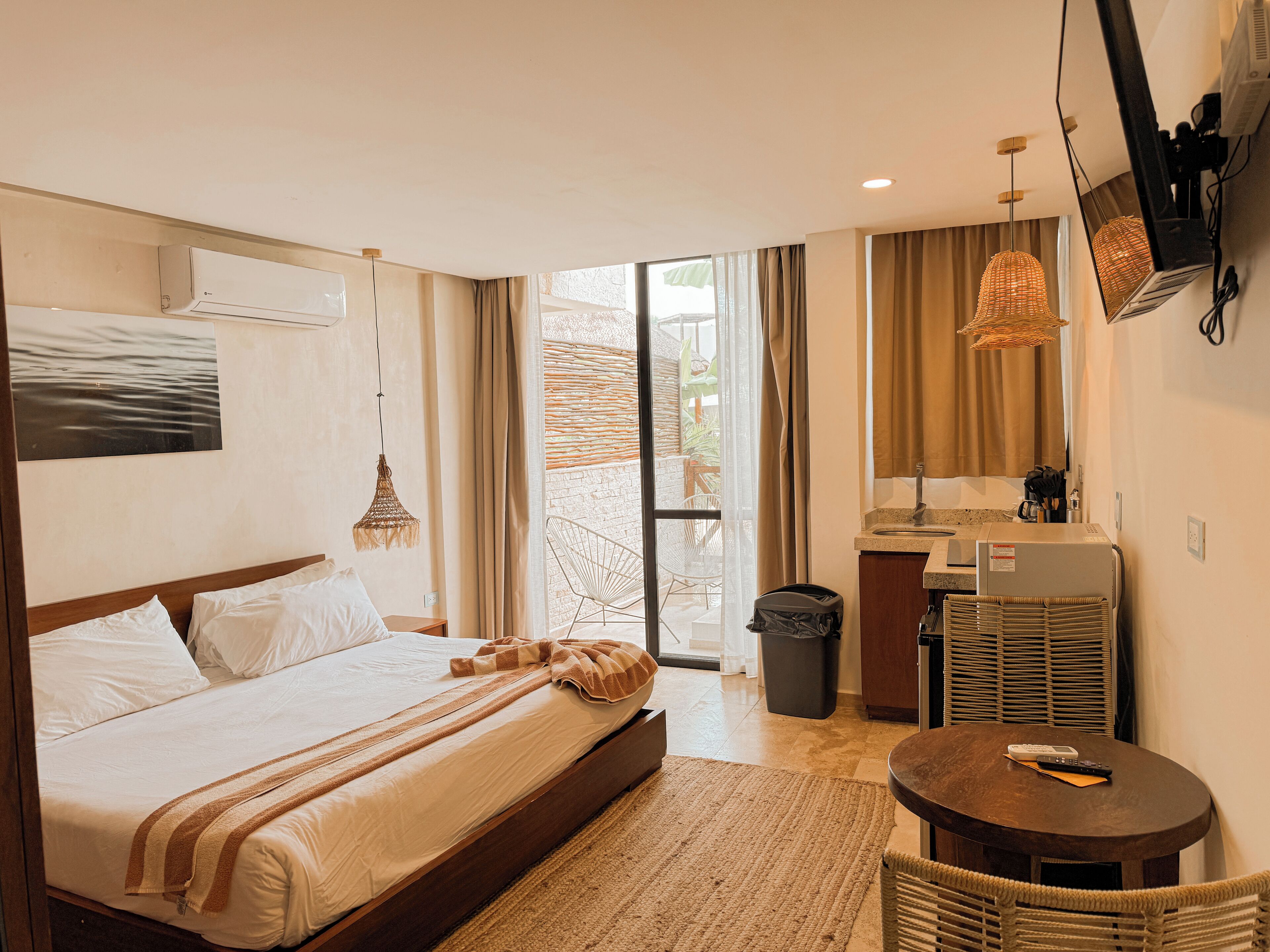 Comfort-Studiosuite, Balkon, Gartenblick