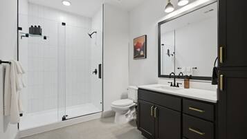 Hair dryer, towels