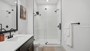 Hair dryer, towels