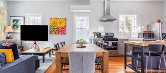 Stylishly Renovated 2-Bedroom Historic Schoolhouse Retreat in Artistic Westville