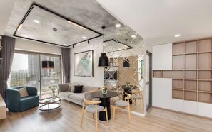 Suite Presidenziale, 2 camere da letto, accesso al Club Lounge, vista porto | Biancheria in cotone egiziano, biancheria da letto di alta qualità