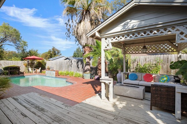 Alberca al aire libre 