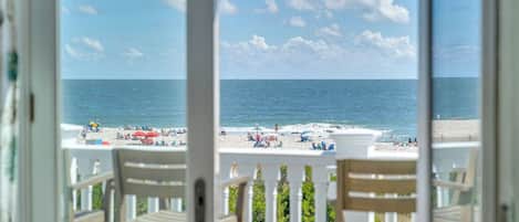 Blick von der Unterkunft